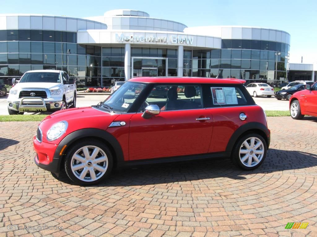 2009 Cooper S Hardtop - Chili Red / Black/Rooster Red photo #1