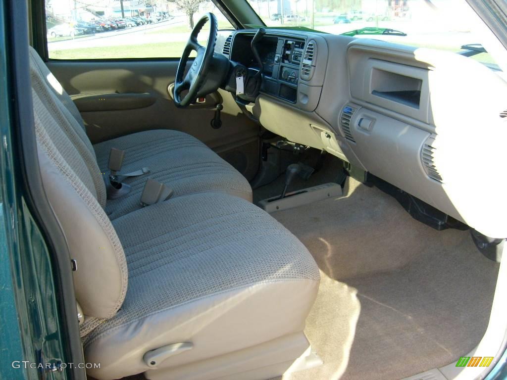 1998 C/K 3500 K3500 Cheyenne Extended Cab 4x4 Dually - Meadow Green Metallic / Neutral photo #20