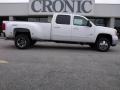 2010 Summit White GMC Sierra 3500HD SLT Crew Cab 4x4 Dually  photo #1