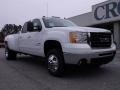 Summit White - Sierra 3500HD SLT Crew Cab 4x4 Dually Photo No. 2