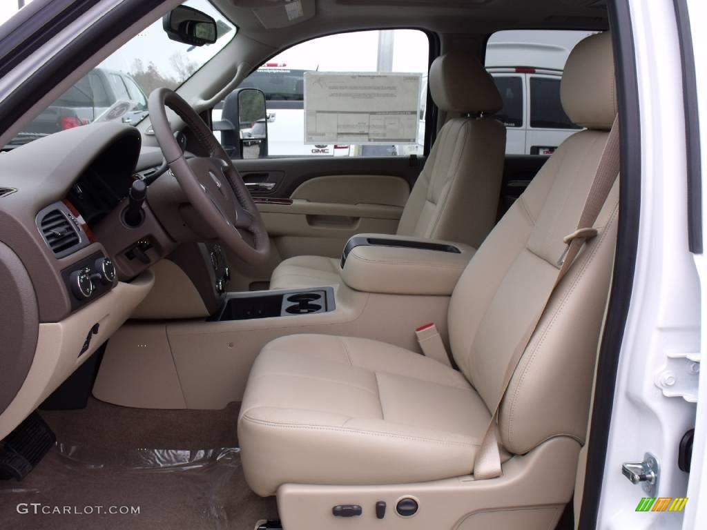2010 GMC Sierra 3500HD SLT Crew Cab 4x4 Dually Front Seat Photo #21921352