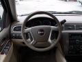 2010 GMC Sierra 3500HD Very Dark Cashmere/Light Cashmere Interior Steering Wheel Photo