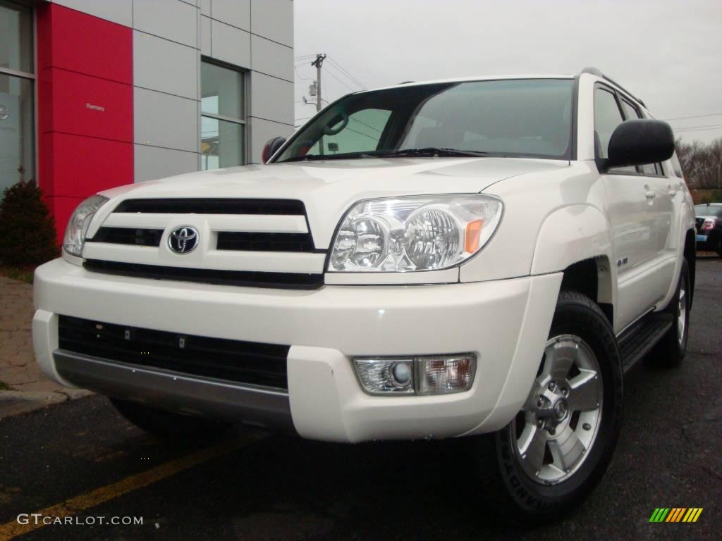 2004 4Runner SR5 4x4 - Natural White / Taupe photo #3