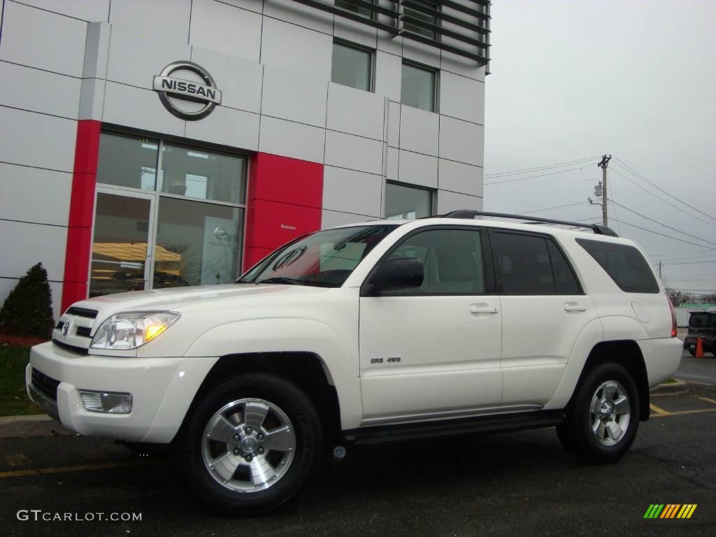 2004 4Runner SR5 4x4 - Natural White / Taupe photo #5