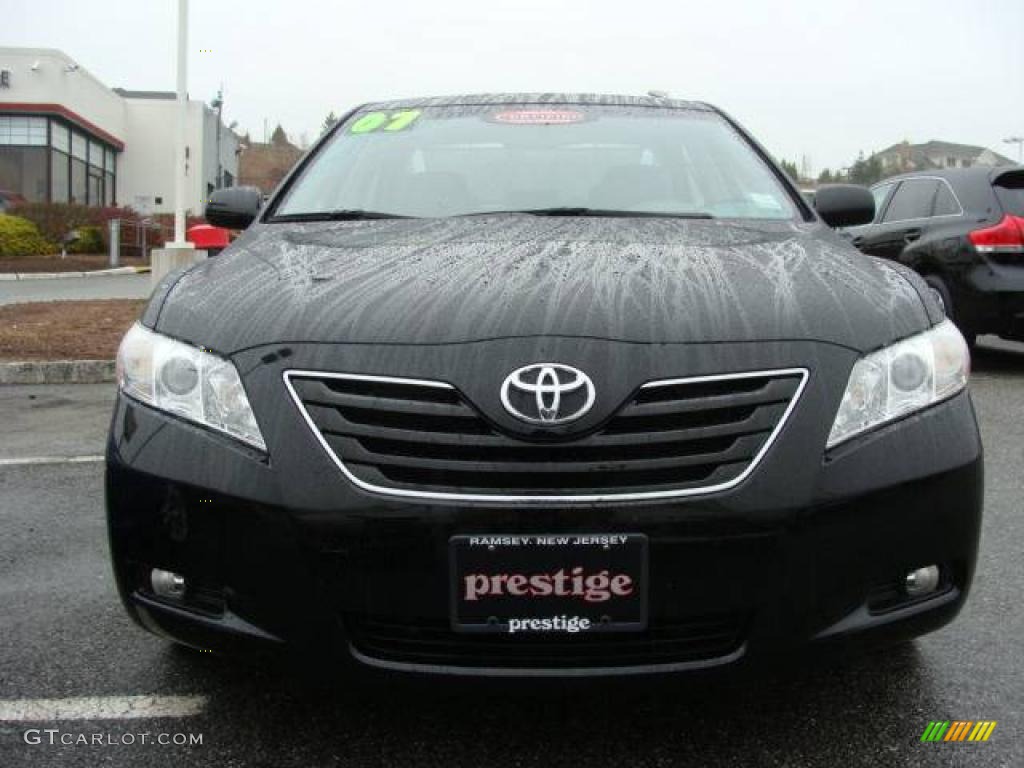 2007 Camry XLE V6 - Black / Ash photo #2