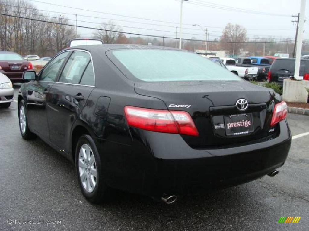 2007 Camry XLE V6 - Black / Ash photo #4