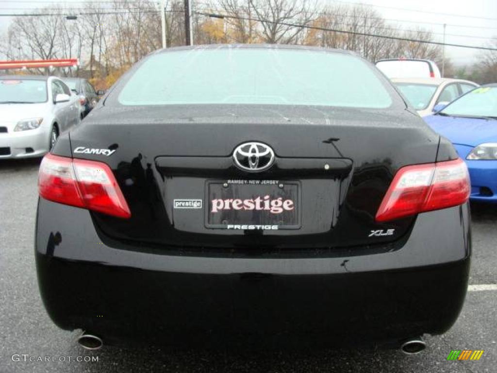 2007 Camry XLE V6 - Black / Ash photo #5