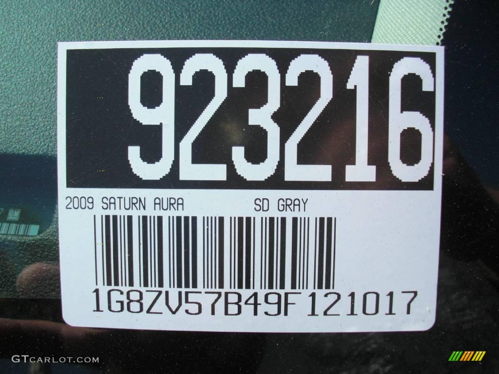 2009 Aura XR - Techno Gray / Gray photo #6