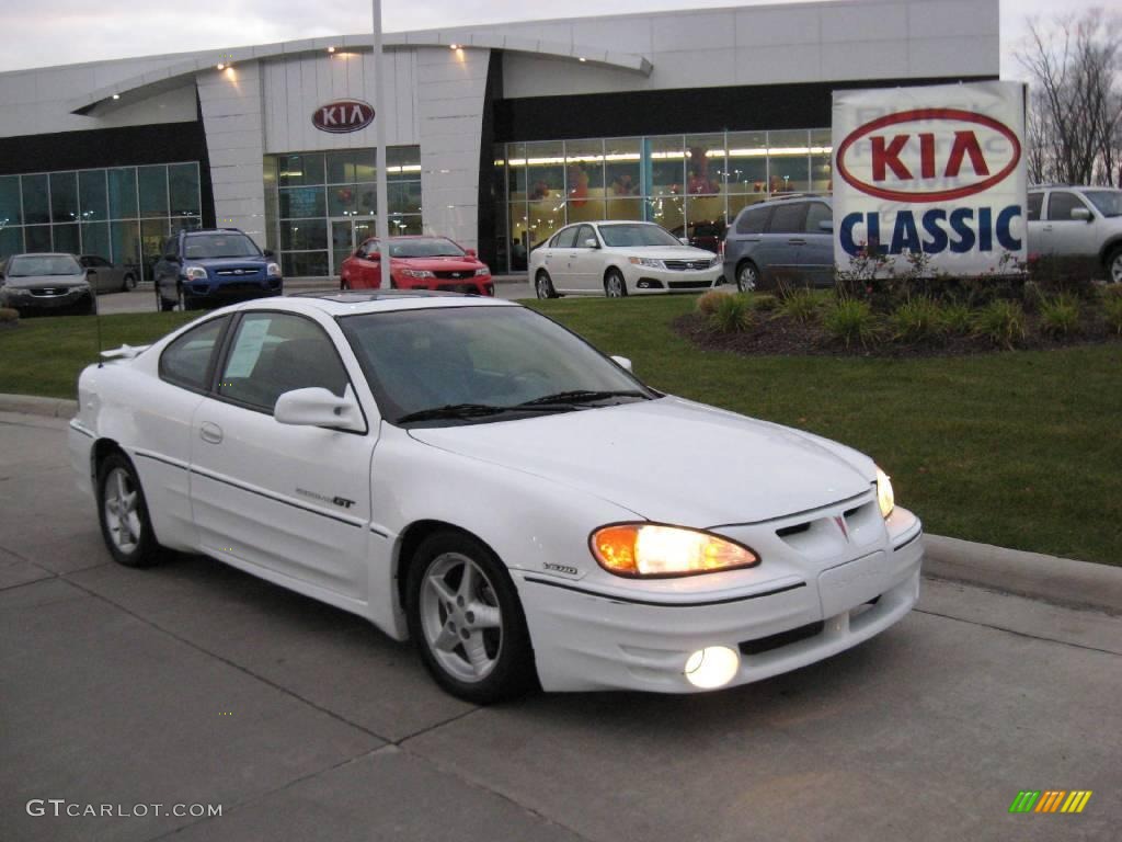 1999 Grand Am GT Coupe - Arctic White / Dark Pewter photo #1