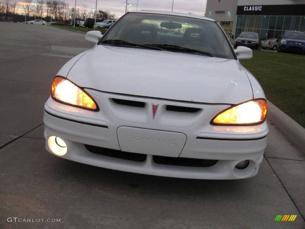 1999 Grand Am GT Coupe - Arctic White / Dark Pewter photo #2