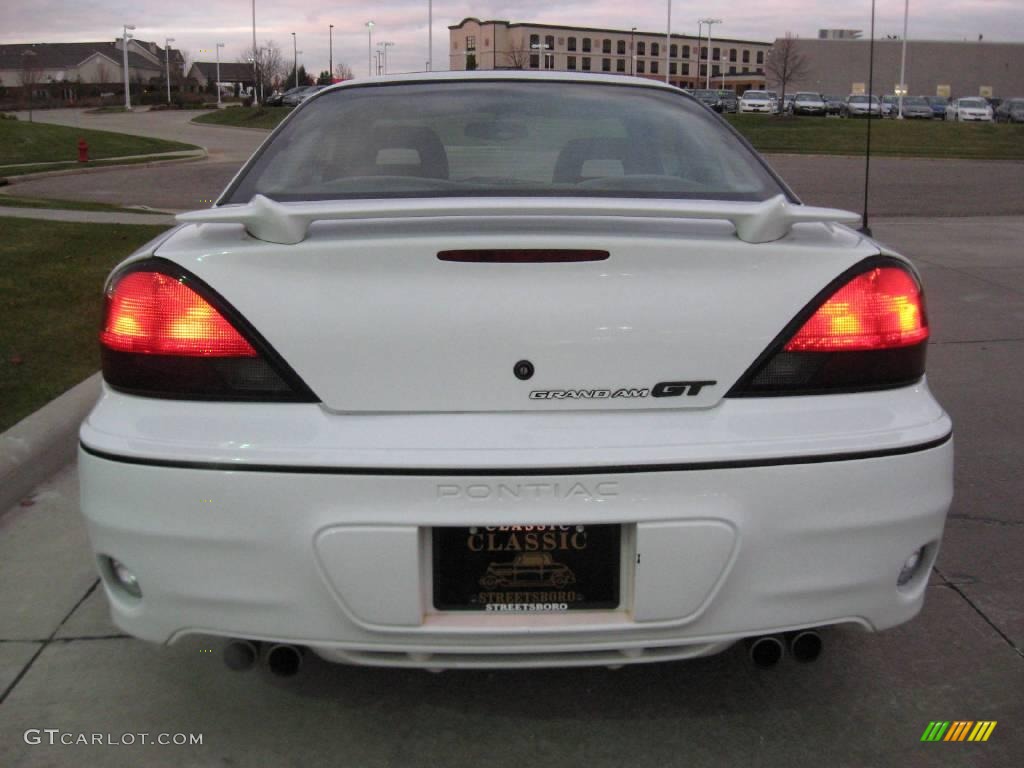 1999 Grand Am GT Coupe - Arctic White / Dark Pewter photo #6