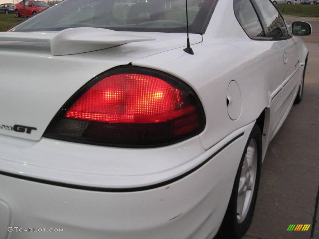 1999 Grand Am GT Coupe - Arctic White / Dark Pewter photo #7