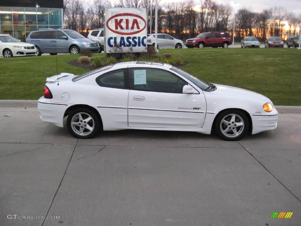 1999 Grand Am GT Coupe - Arctic White / Dark Pewter photo #8