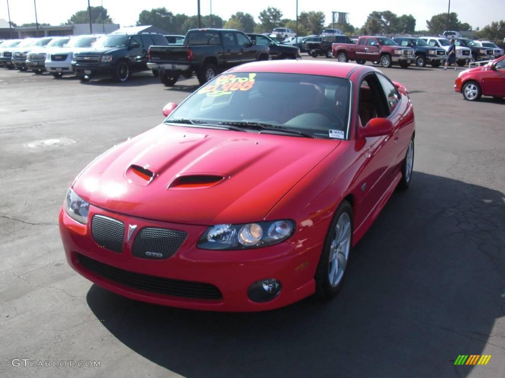 2006 GTO Coupe - Torrid Red / Red photo #1