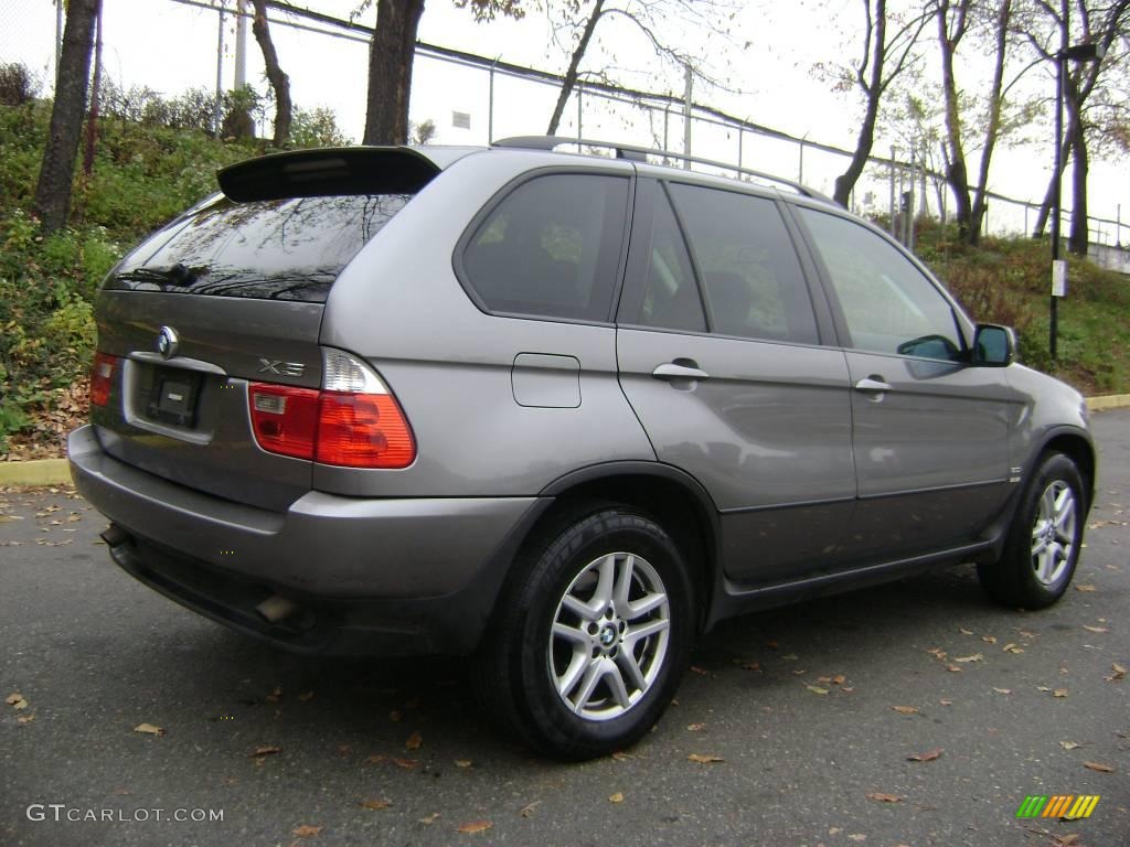 2004 X5 3.0i - Sterling Grey Metallic / Black photo #5