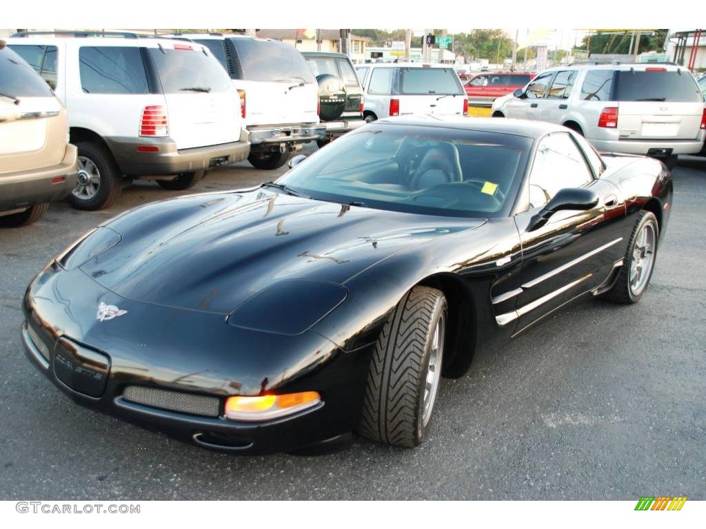 2003 Corvette Z06 - Black / Black photo #1