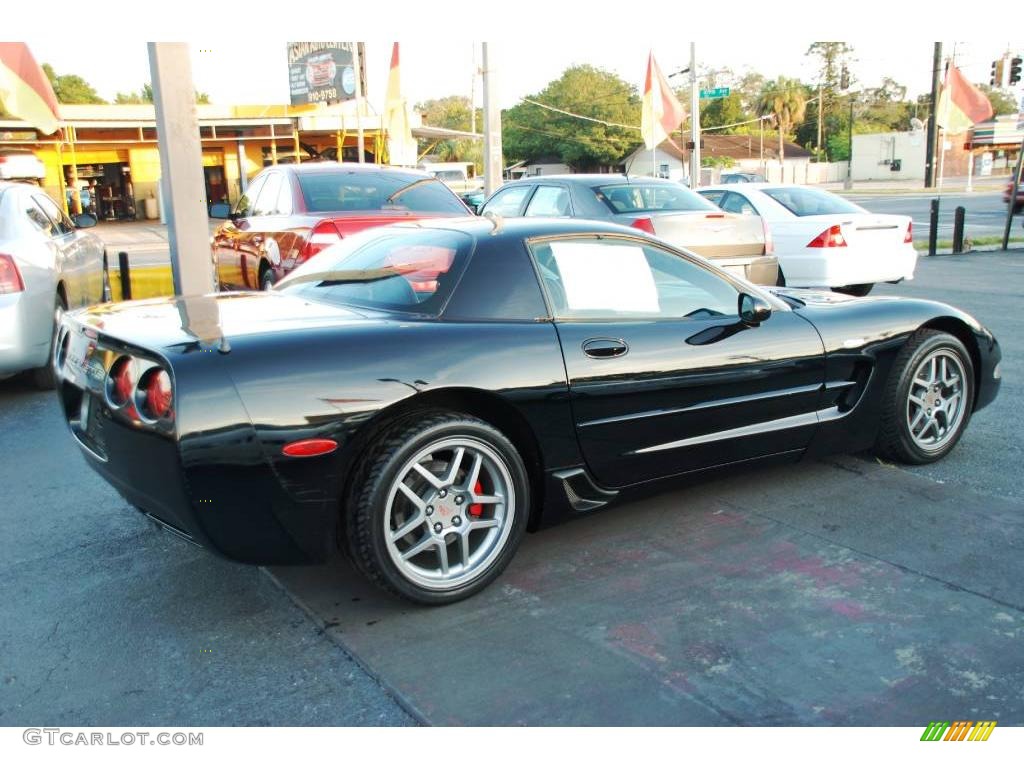 2003 Corvette Z06 - Black / Black photo #12