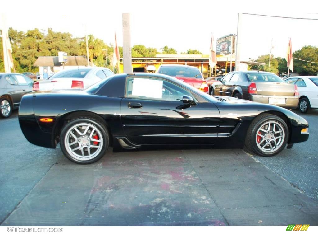 2003 Corvette Z06 - Black / Black photo #13