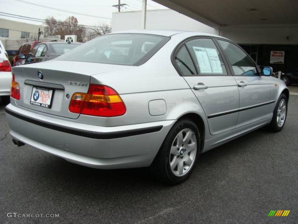 2005 3 Series 325xi Sedan - Titanium Silver Metallic / Black photo #8