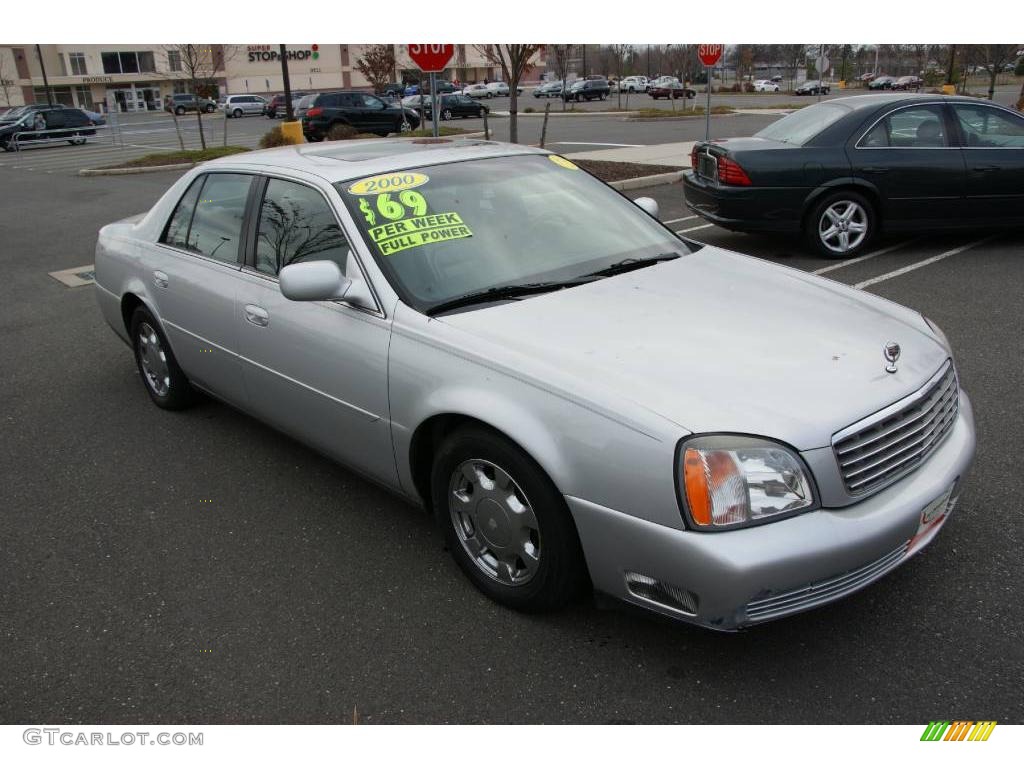 2000 DeVille Sedan - Sterling / Black photo #3