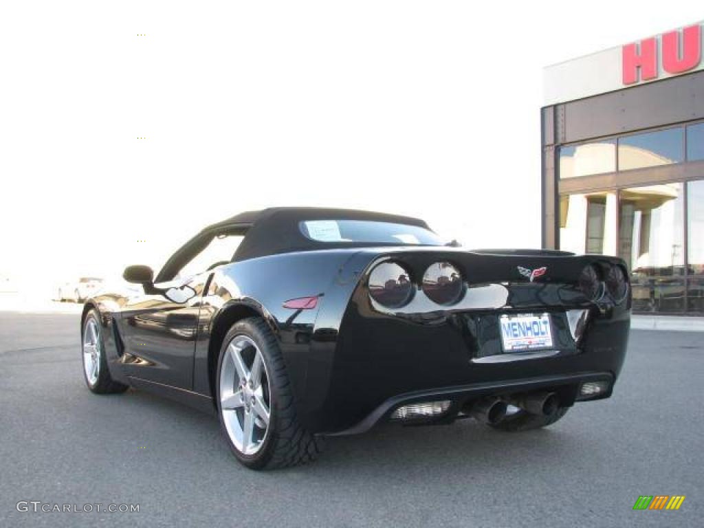 2005 Corvette Convertible - Black / Ebony photo #7