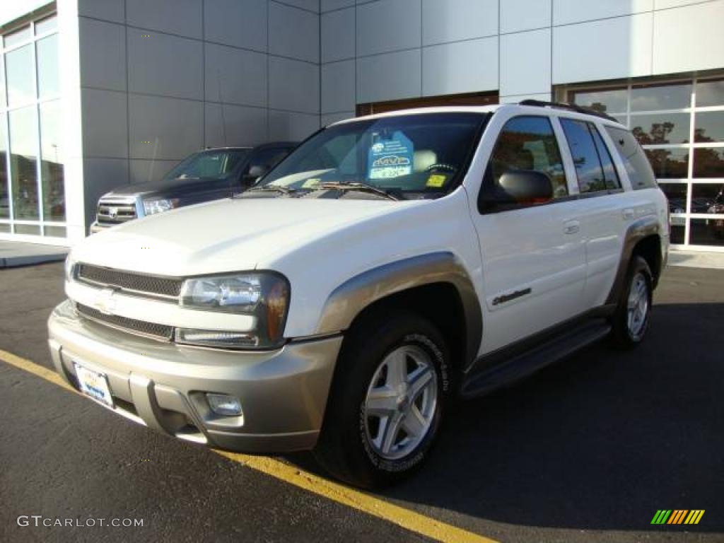 2002 TrailBlazer LTZ - Summit White / Dark Pewter photo #1