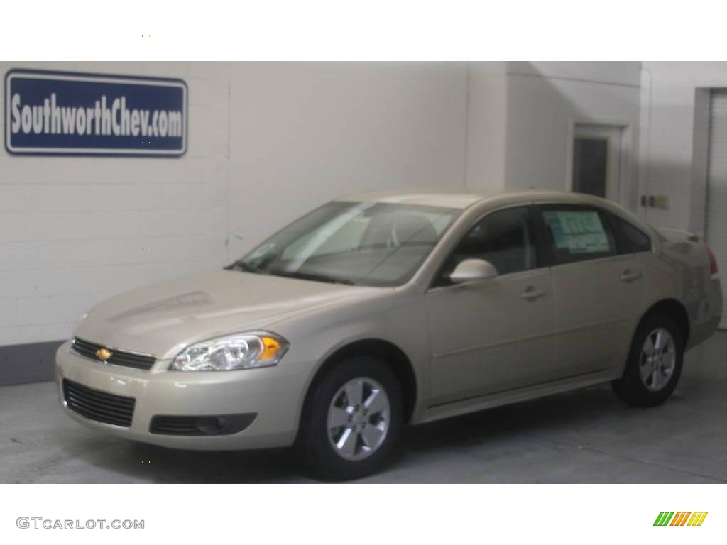 2010 Impala LT - Gold Mist Metallic / Ebony photo #1