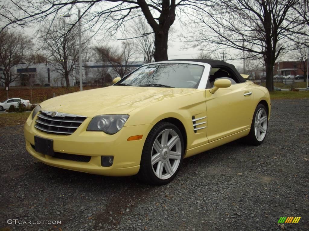2005 Crossfire Limited Roadster - Classic Yellow Pearlcoat / Dark Slate Grey/Vanilla photo #1