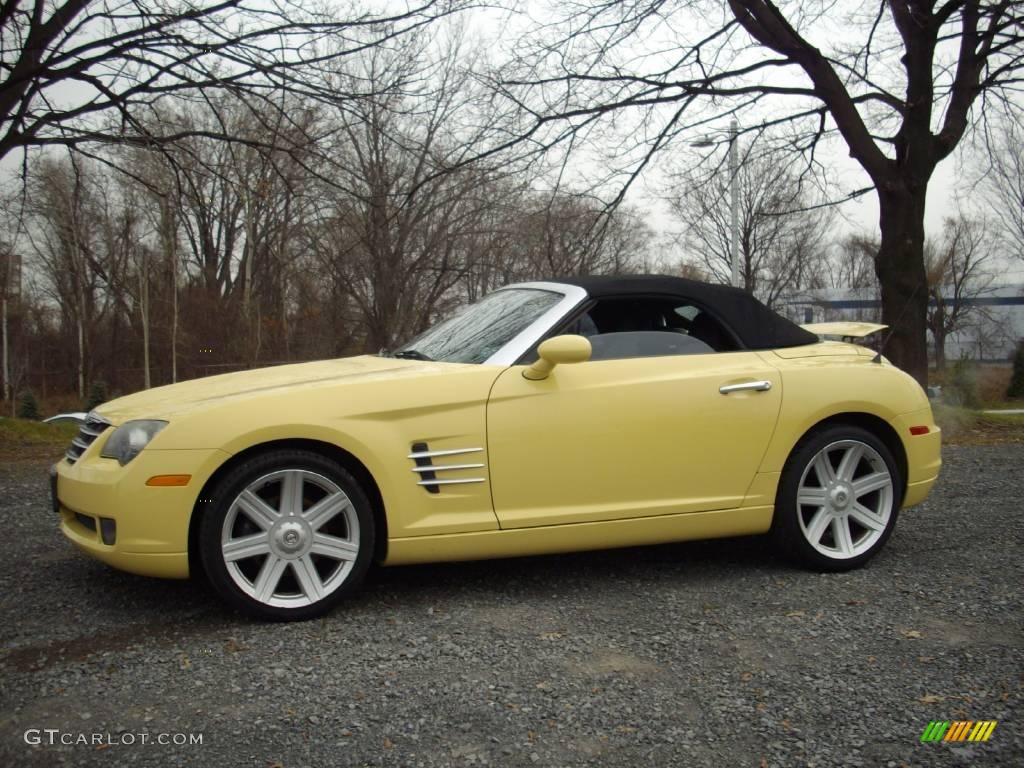 Classic Yellow Pearlcoat 2005 Chrysler Crossfire Limited Roadster Exterior Photo #21954792