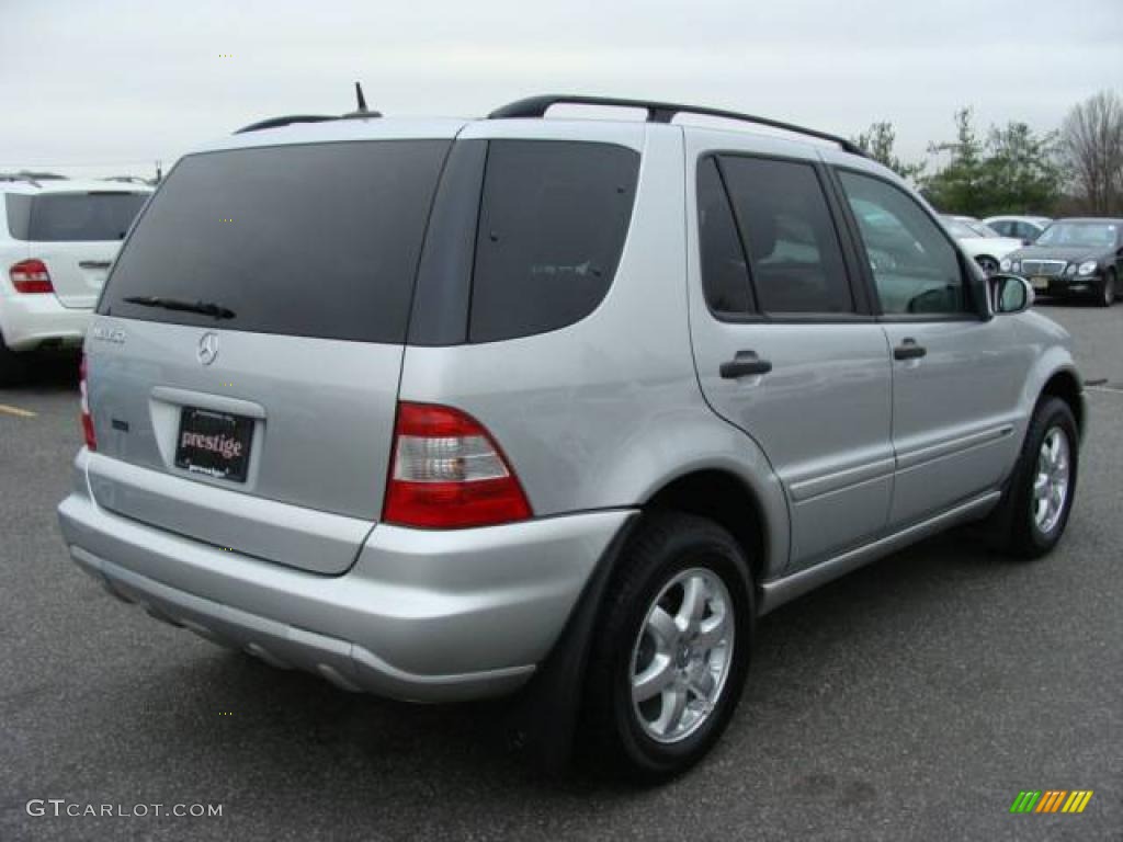 2003 ML 350 4Matic - Brilliant Silver Metallic / Charcoal photo #4