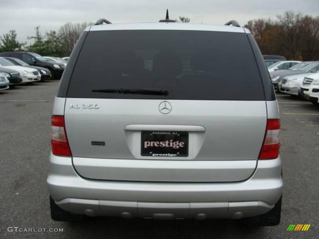 2003 ML 350 4Matic - Brilliant Silver Metallic / Charcoal photo #5