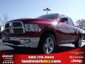 2010 Inferno Red Crystal Pearl Dodge Ram 1500 Big Horn Crew Cab  photo #1