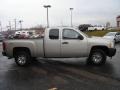 2008 Silver Birch Metallic Chevrolet Silverado 1500 Work Truck Extended Cab 4x4  photo #6