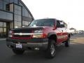 2003 Victory Red Chevrolet Silverado 2500HD LS Extended Cab 4x4  photo #2