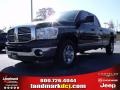 Brilliant Black Crystal Pearl 2009 Dodge Ram 2500 Big Horn Edition Quad Cab