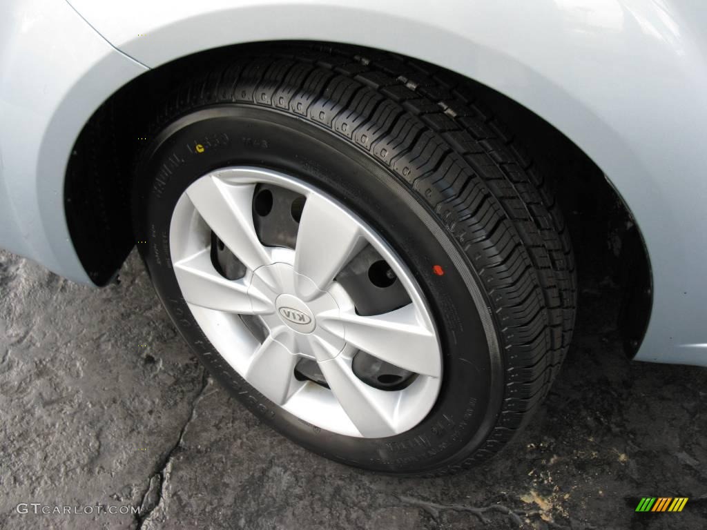 2006 Rio LX Sedan - Polar Blue / Gray photo #10