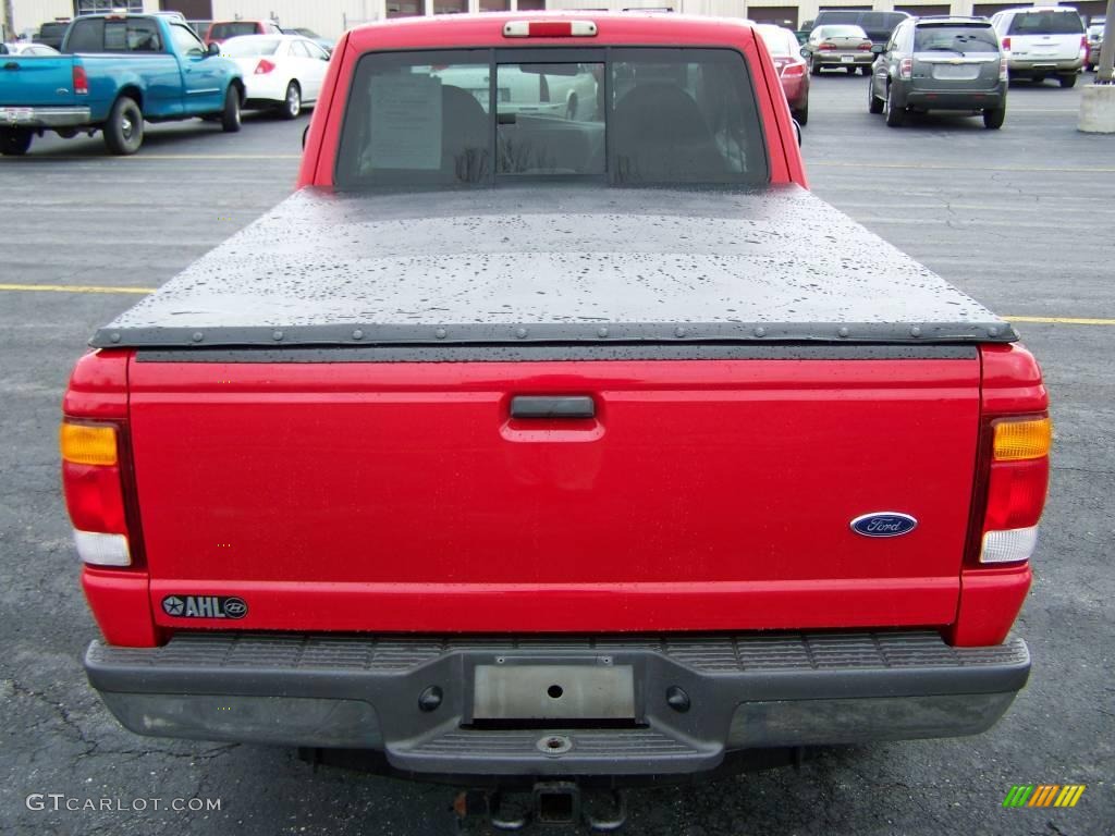 1999 Ranger XLT Extended Cab - Bright Red / Medium Graphite photo #7