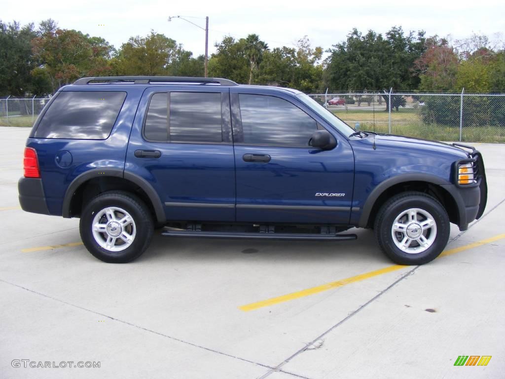 2004 Explorer XLS - Dark Blue Pearl Metallic / Medium Parchment photo #2