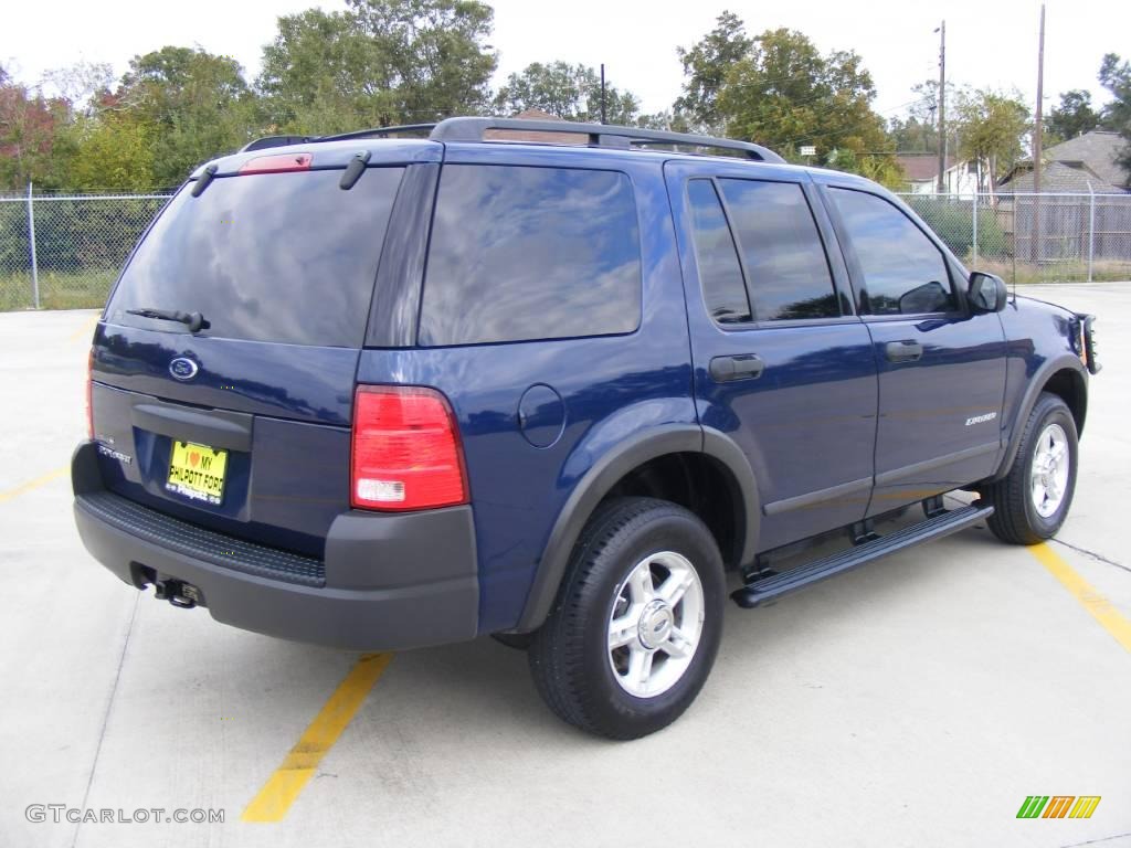 2004 Explorer XLS - Dark Blue Pearl Metallic / Medium Parchment photo #3