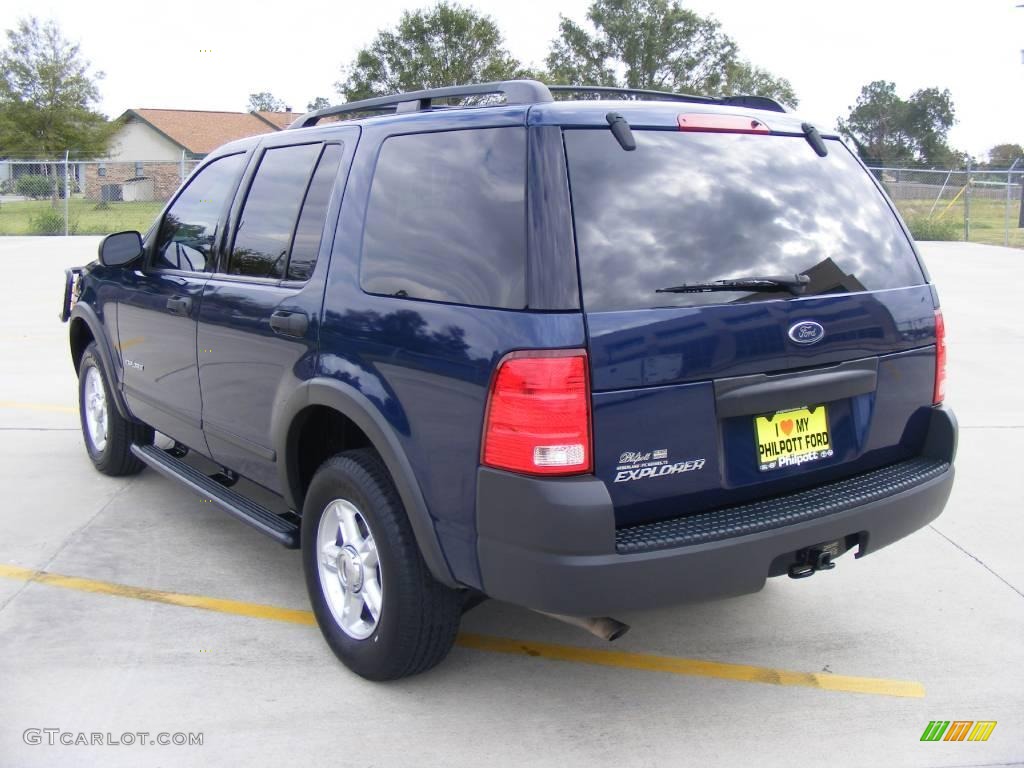 2004 Explorer XLS - Dark Blue Pearl Metallic / Medium Parchment photo #5