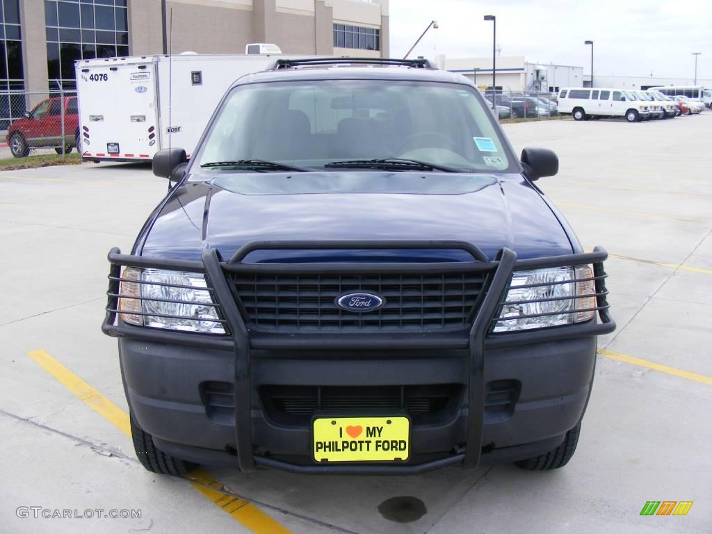 2004 Explorer XLS - Dark Blue Pearl Metallic / Medium Parchment photo #8