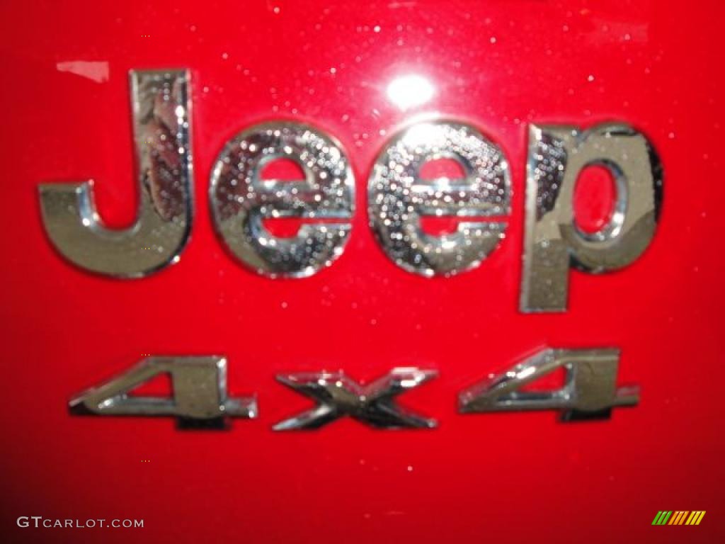 2005 Liberty CRD Limited 4x4 - Flame Red / Dark Slate Gray/Light Slate Gray photo #10