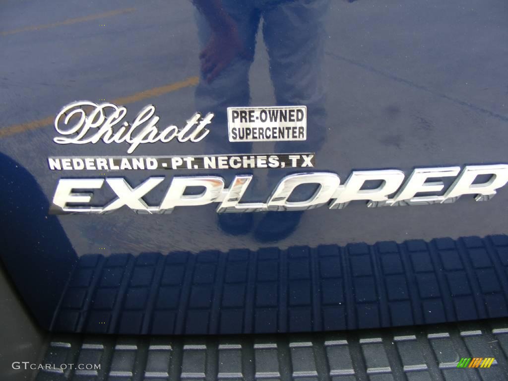 2004 Explorer XLS - Dark Blue Pearl Metallic / Medium Parchment photo #23