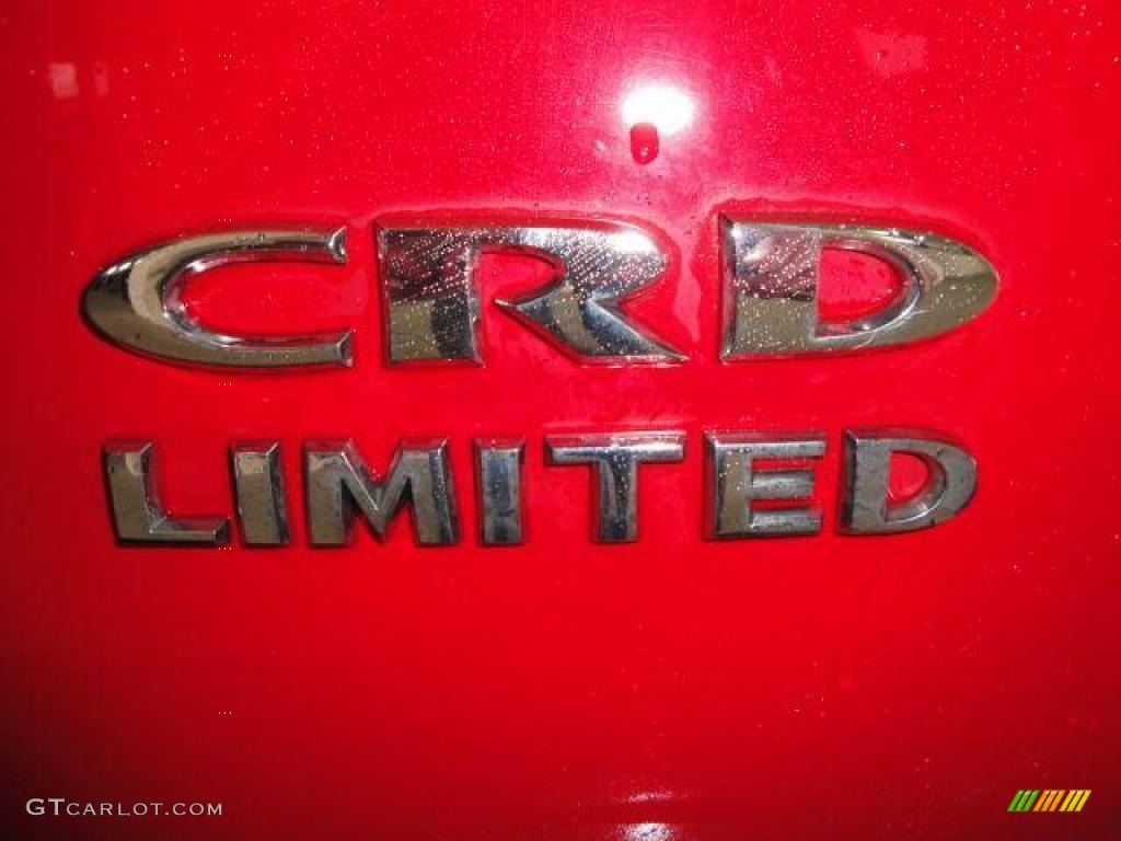 2005 Liberty CRD Limited 4x4 - Flame Red / Dark Slate Gray/Light Slate Gray photo #11