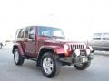 2007 Red Rock Crystal Pearl Jeep Wrangler Rubicon 4x4  photo #3