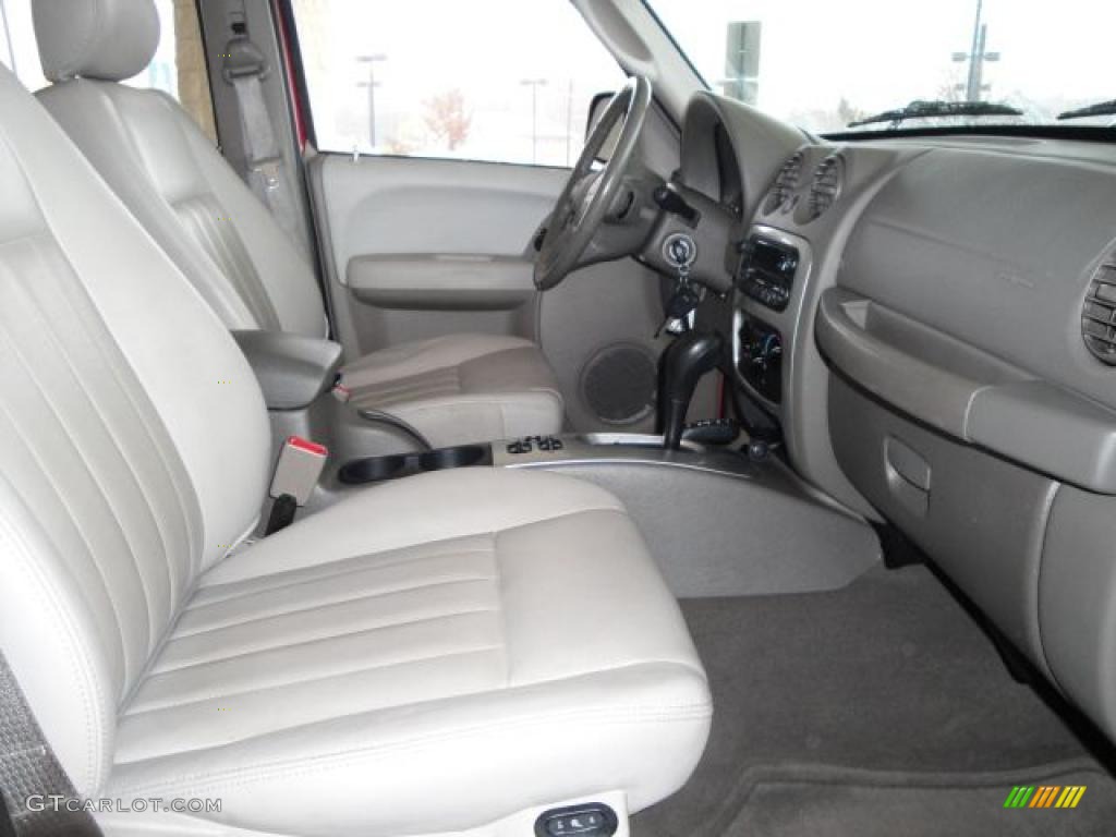 2005 Liberty CRD Limited 4x4 - Flame Red / Dark Slate Gray/Light Slate Gray photo #18