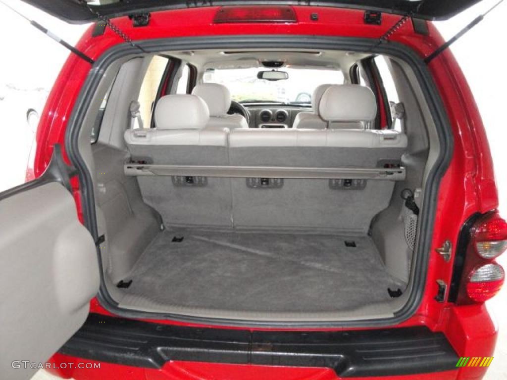 2005 Liberty CRD Limited 4x4 - Flame Red / Dark Slate Gray/Light Slate Gray photo #19