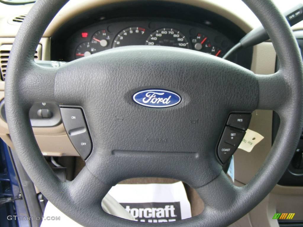 2004 Explorer XLS - Dark Blue Pearl Metallic / Medium Parchment photo #46