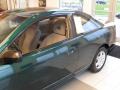 2002 Clover Green Metallic Honda Civic LX Coupe  photo #8