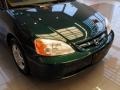 2002 Clover Green Metallic Honda Civic LX Coupe  photo #12